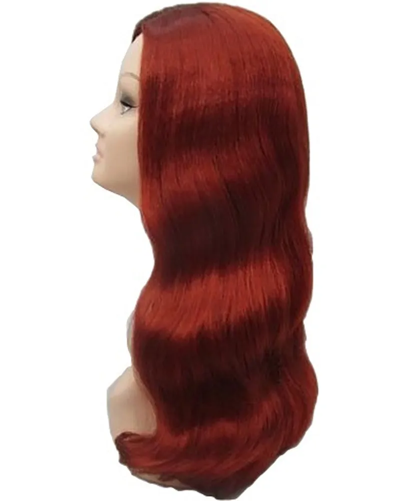 40s Rita Glamour Long Auburn Wig
