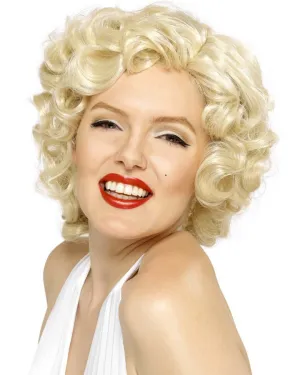 50s Marilyn Monroe Short Curly Blonde Wig