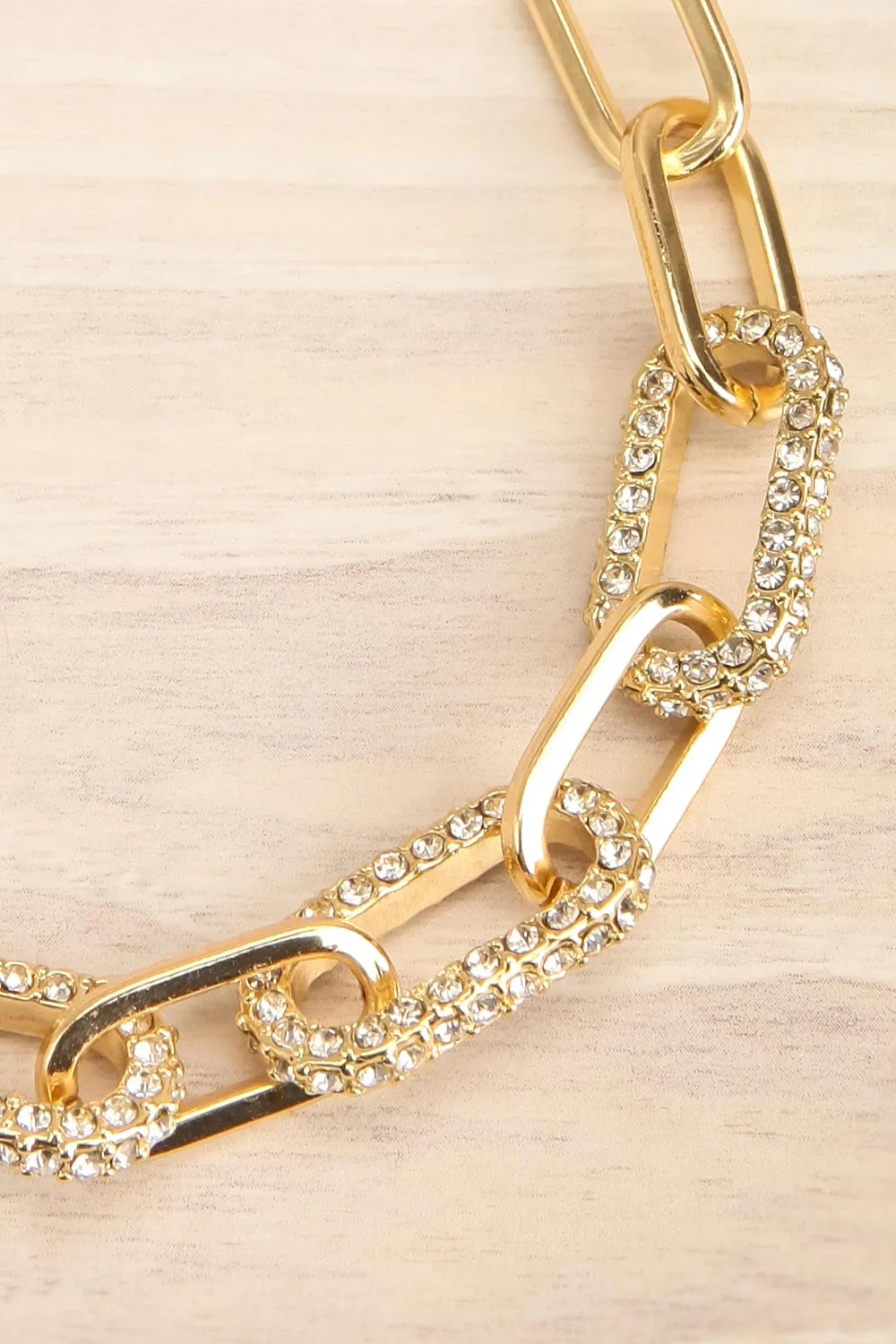 Alcoy | Golden Oval Chain Necklace