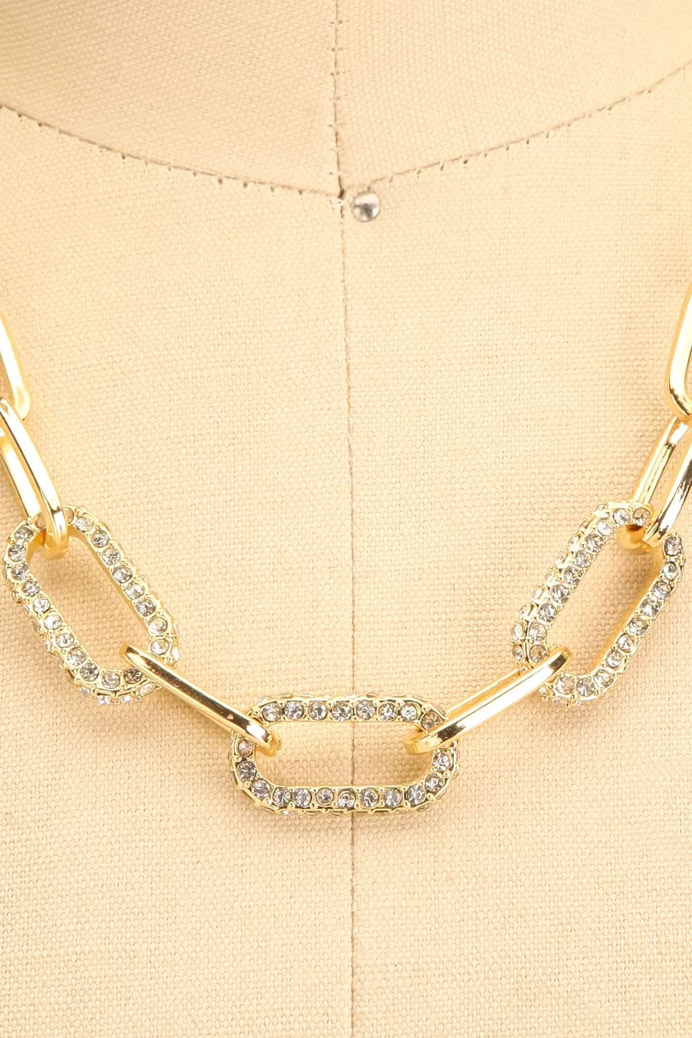 Alcoy | Golden Oval Chain Necklace