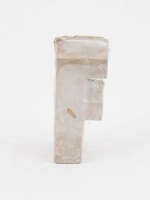 An Artful Life Concrete Letter F