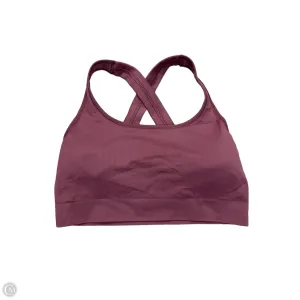 Athletic Bra By Athleta In Mauve, Size: L