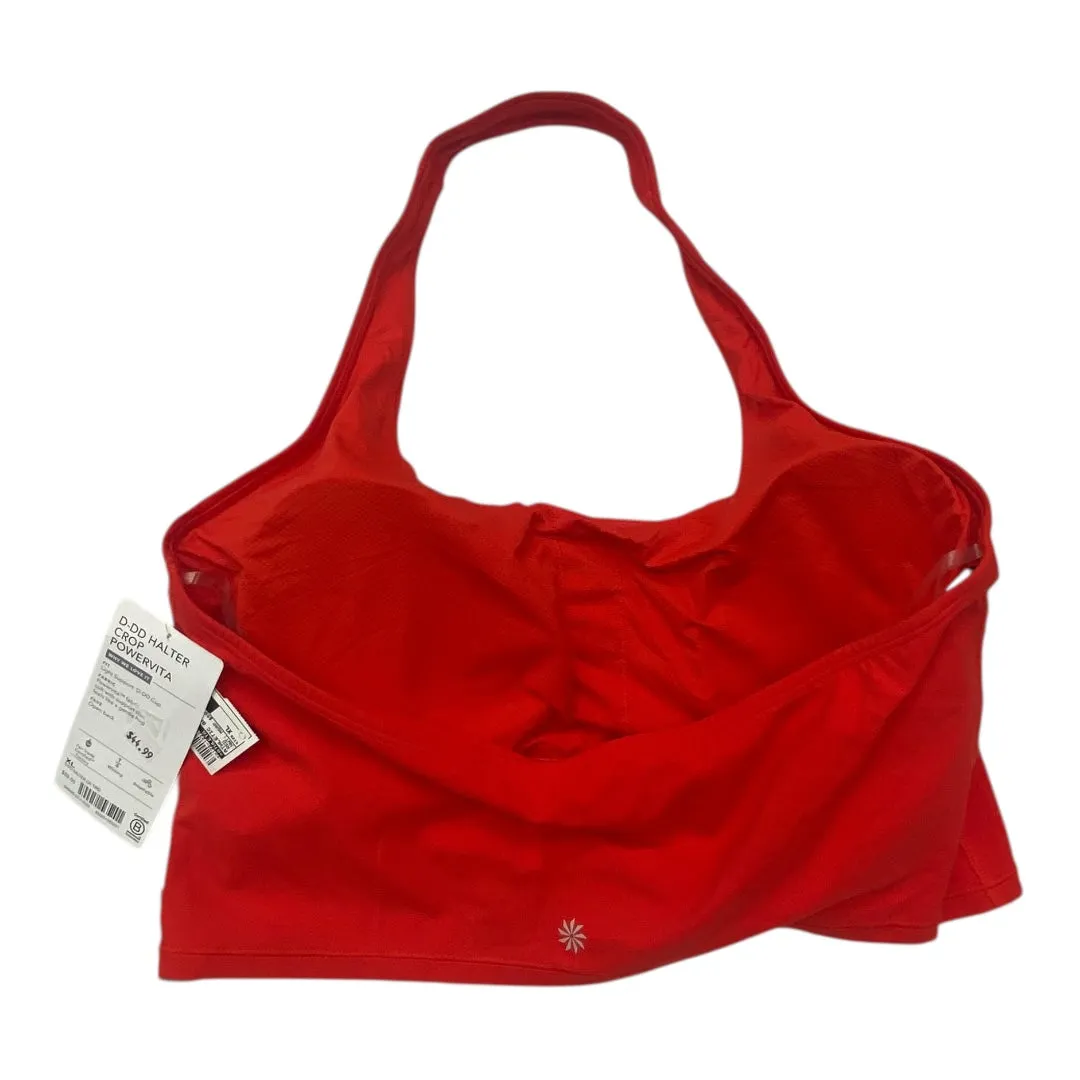 Athletic Bra By Athleta In Red, Size:Xl