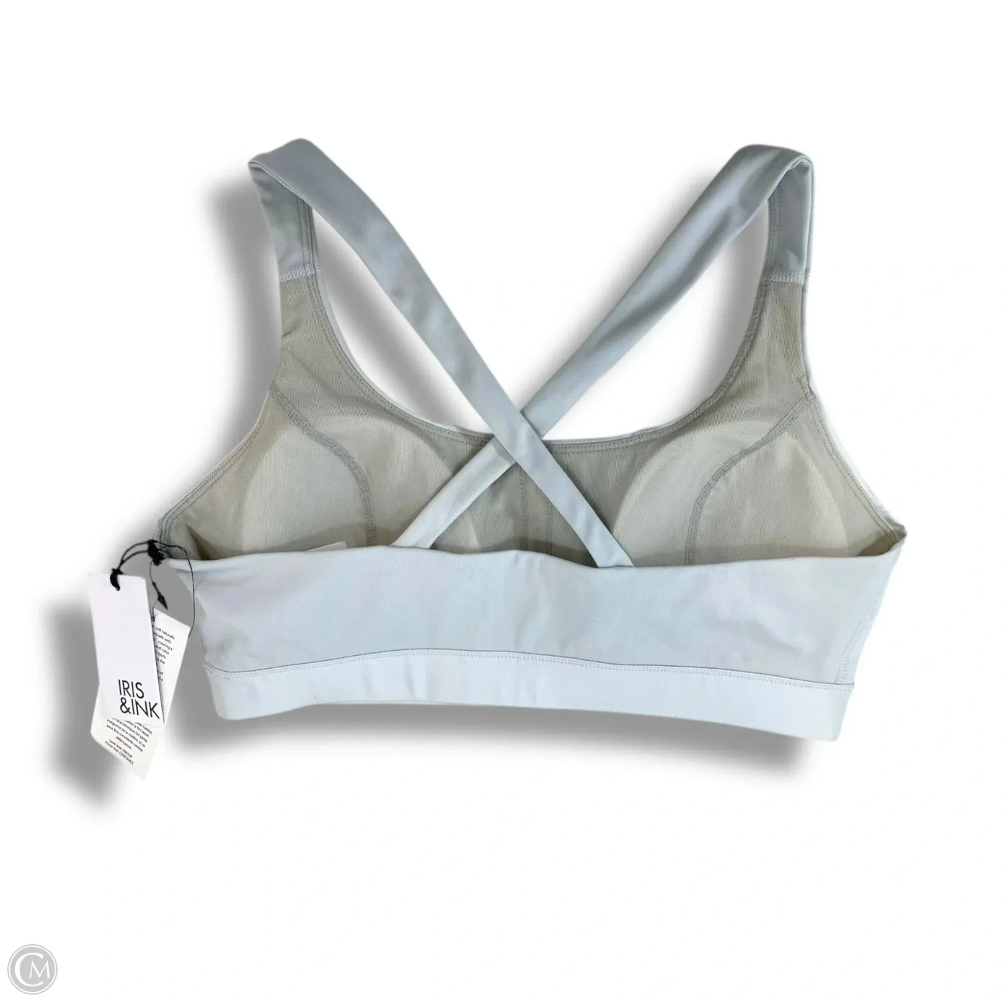 Athletic Bra By Iris In Grey, Size: M