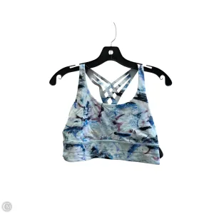 Athletic Bra By Lululemon In Blue, Size: 8