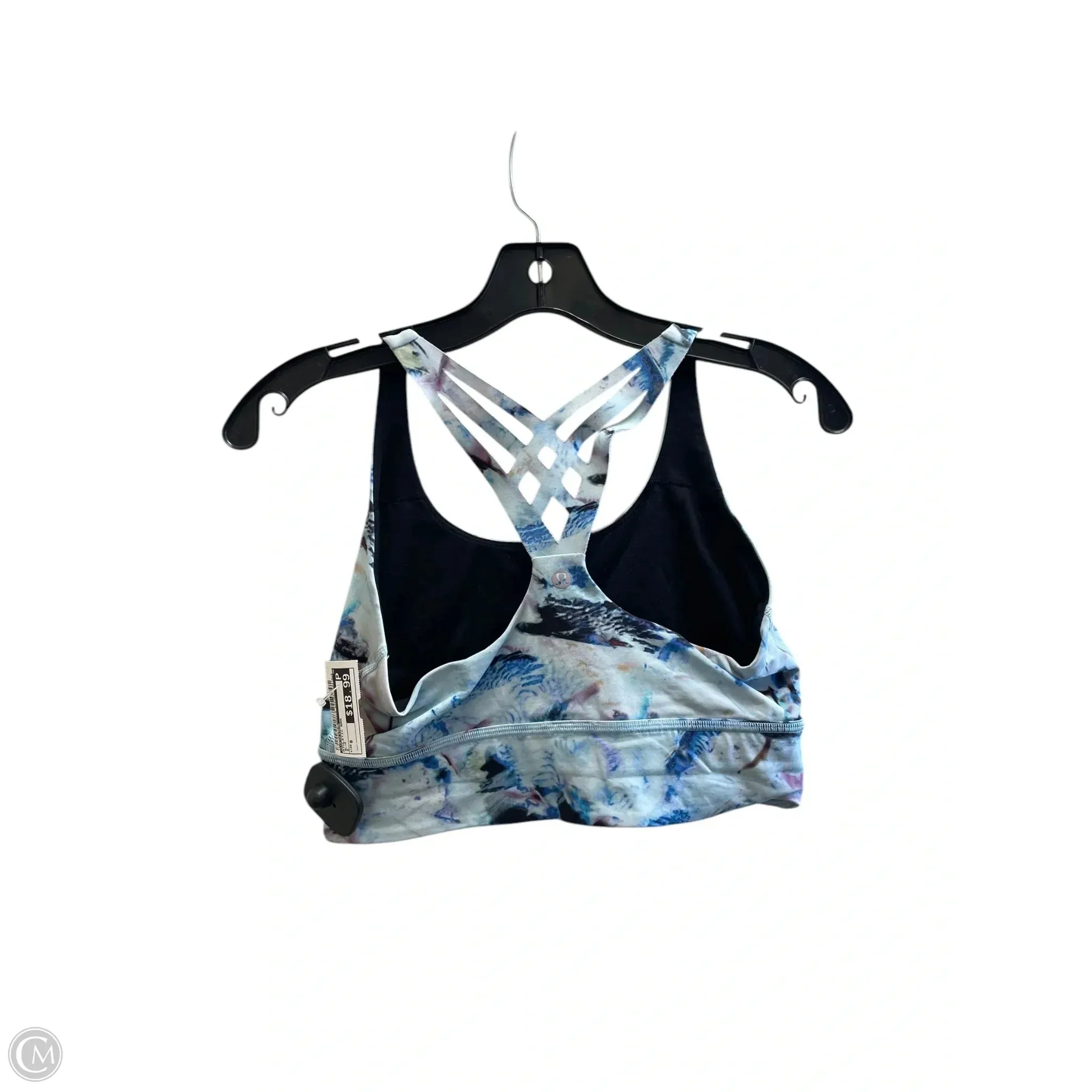 Athletic Bra By Lululemon In Blue, Size: 8
