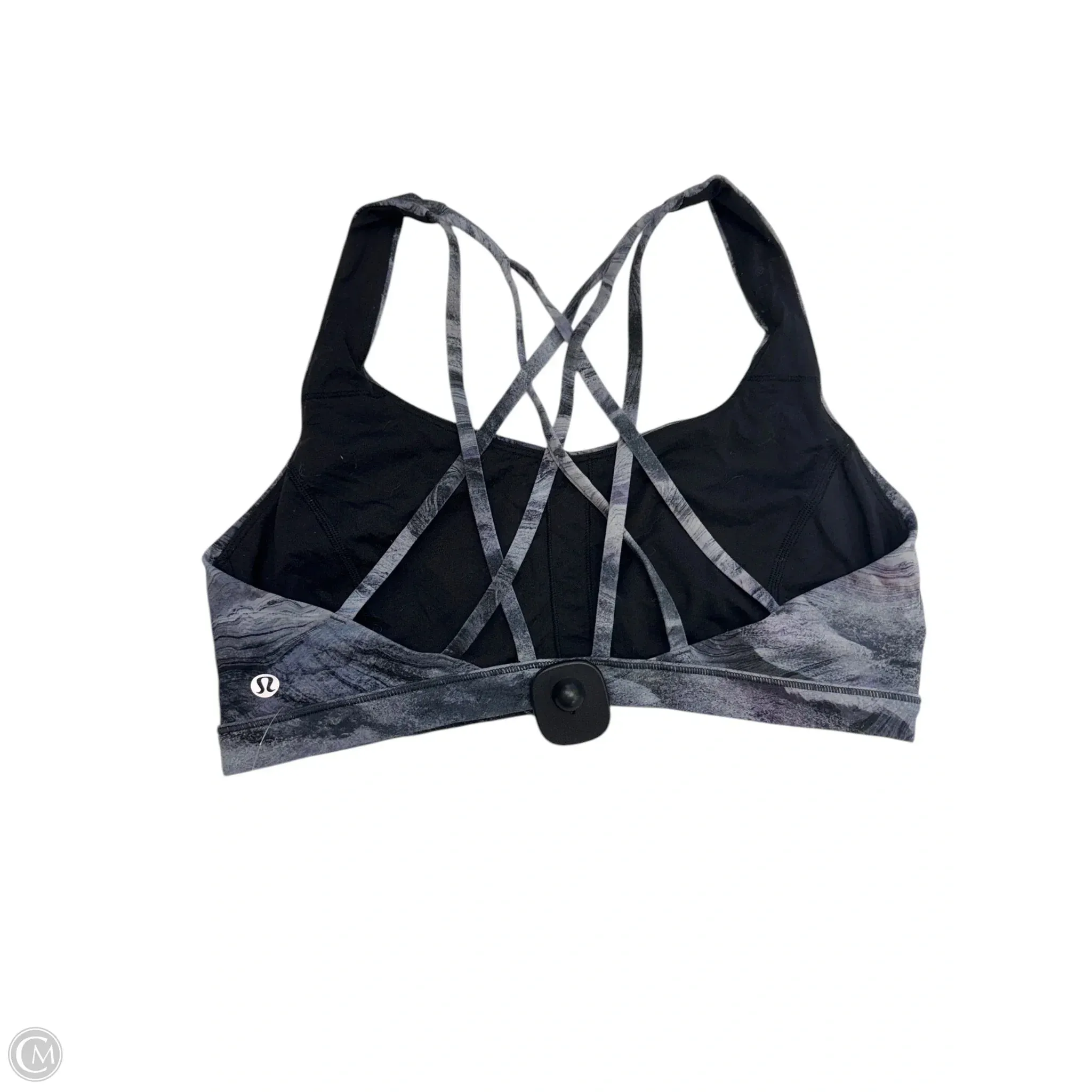 Athletic Bra By Lululemon In Grey, Size: L