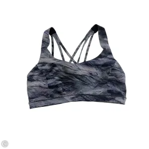 Athletic Bra By Lululemon In Grey, Size: L