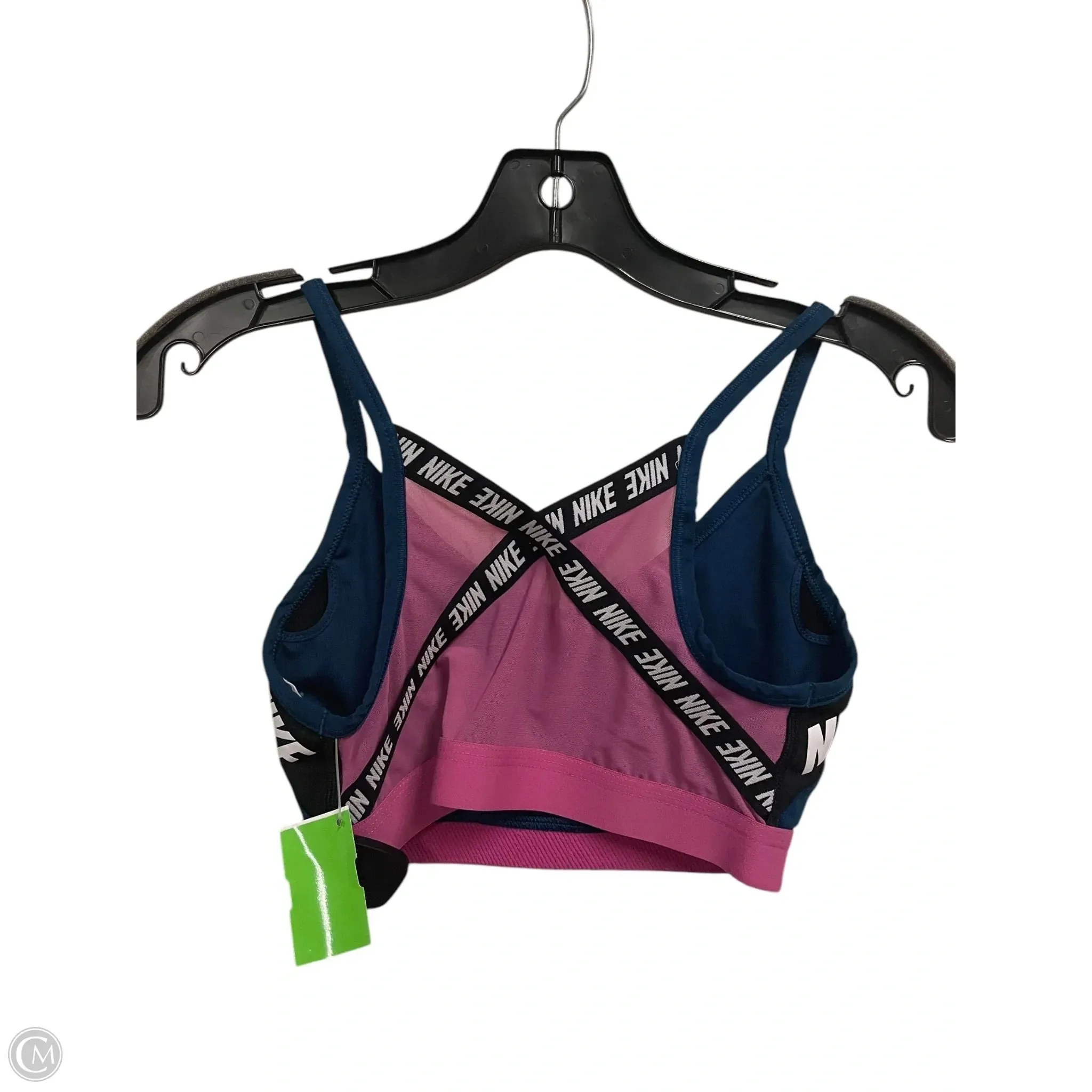 Athletic Bra By Nike In Blue, Size: M