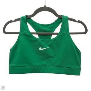 Athletic Bra By Nike In Green, Size: L
