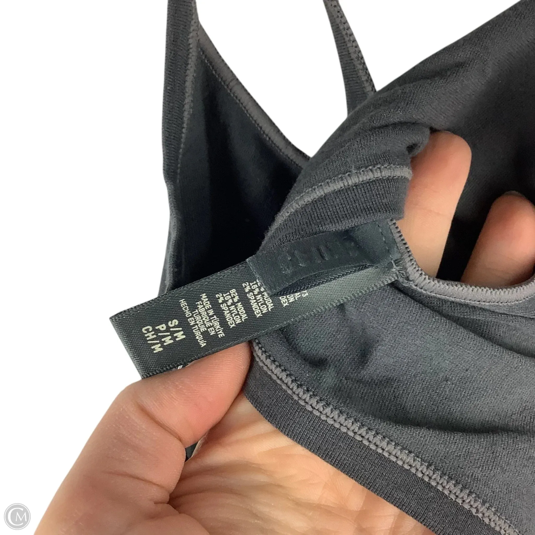Athletic Bra By Skims In Grey, Size: S