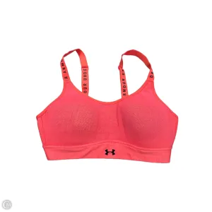 Athletic Bra By Under Armour In Orange, Size: M