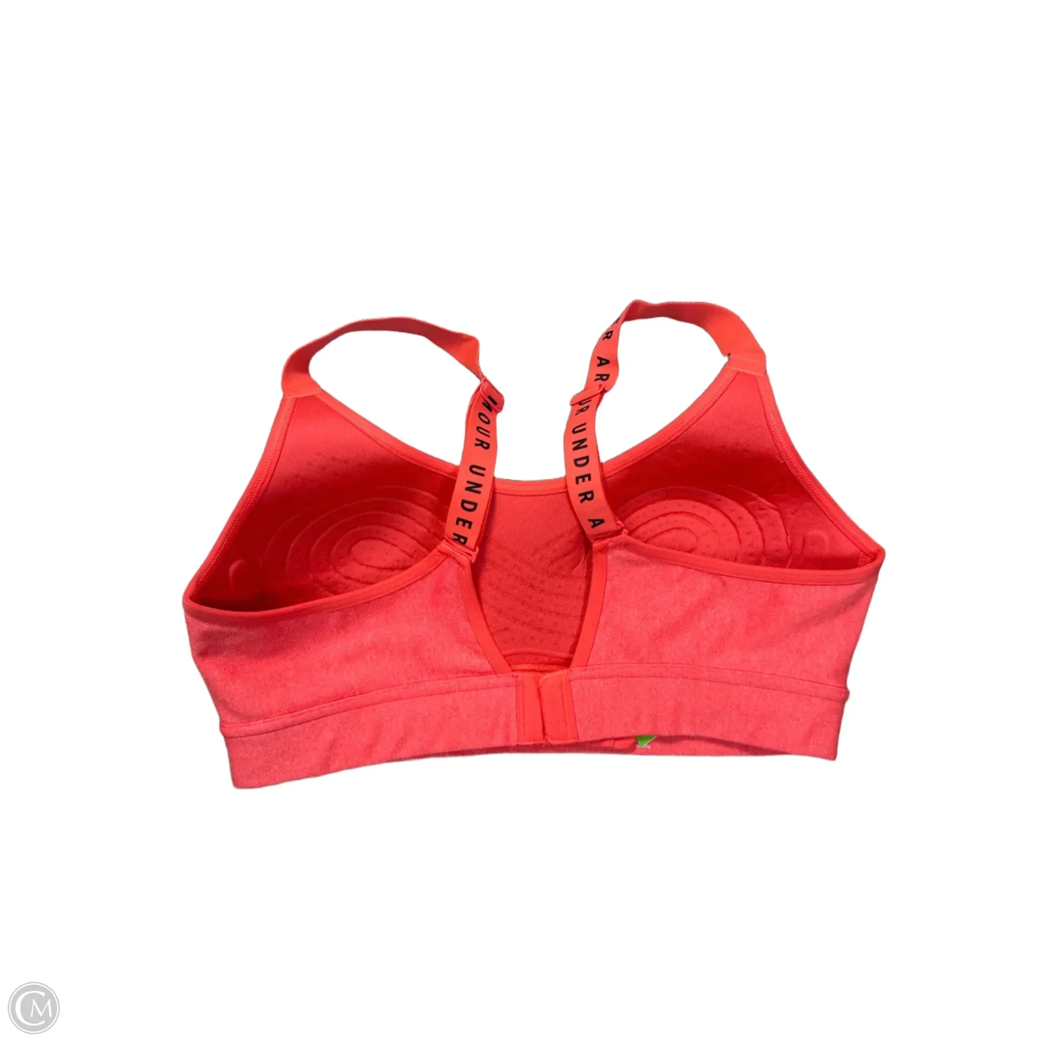 Athletic Bra By Under Armour In Orange, Size: M