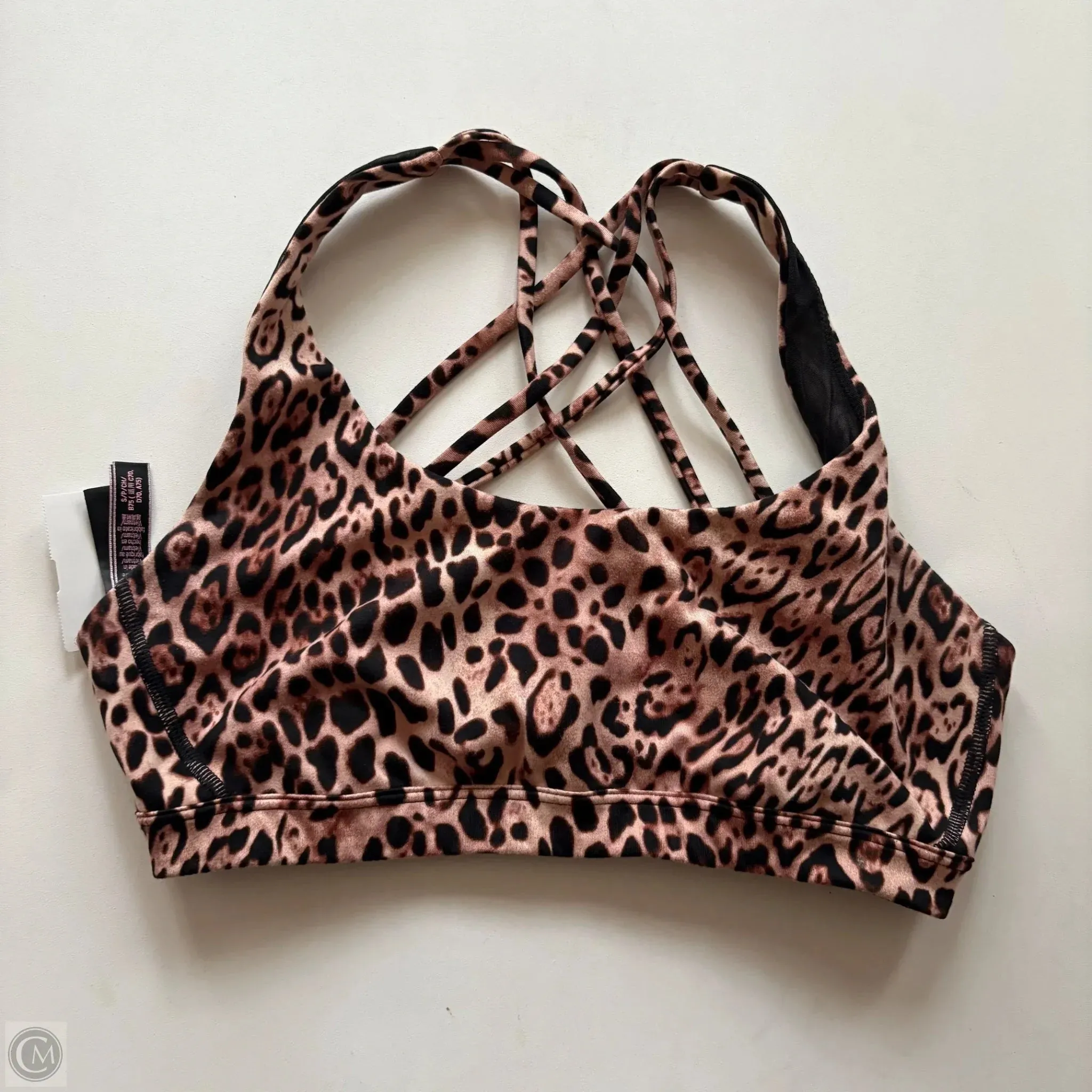 Athletic Bra By Victorias Secret In Animal Print, Size: S