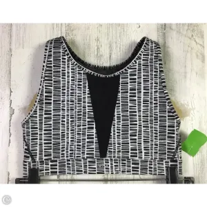 Athletic Bra By Victorias Secret In Black & White, Size: S