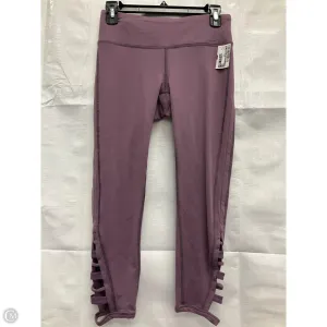 Athletic Capris By 90 Degrees By Reflex In Purple, Size: S