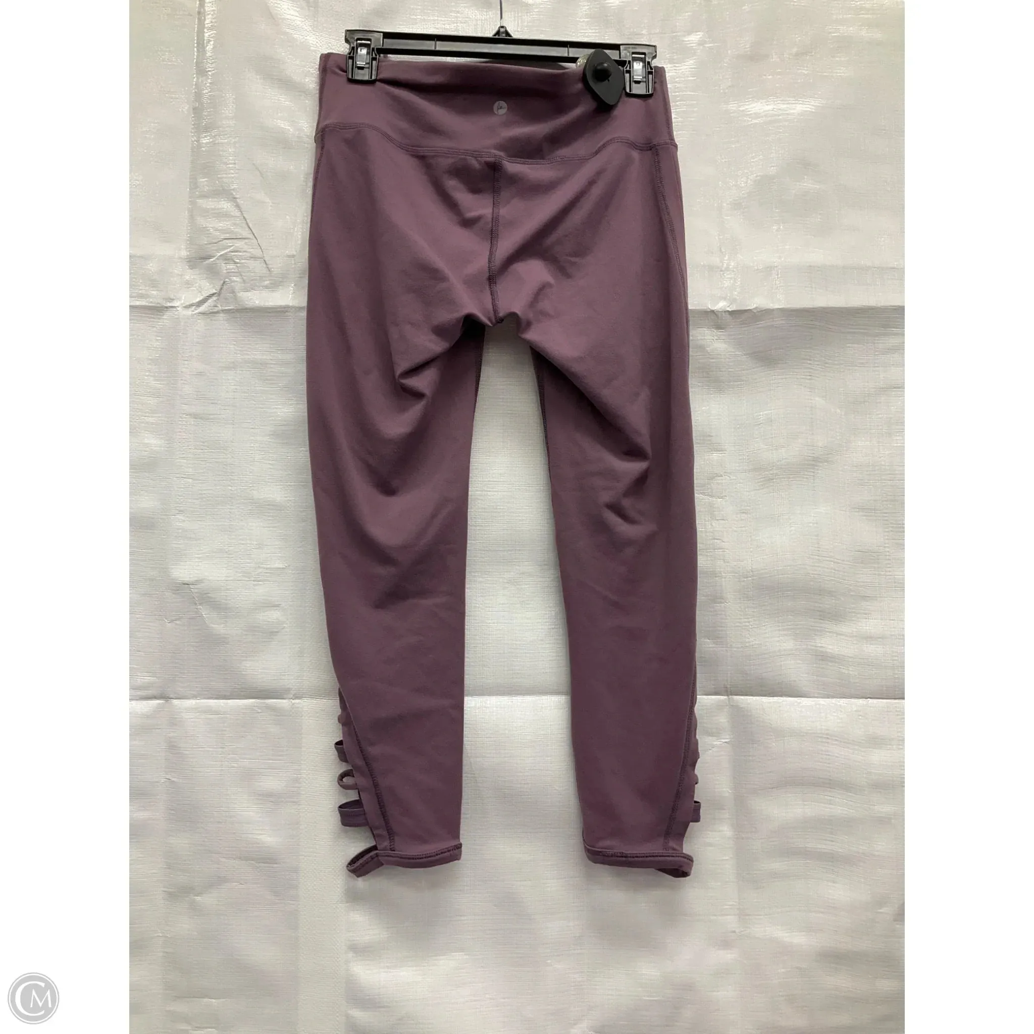 Athletic Capris By 90 Degrees By Reflex In Purple, Size: S
