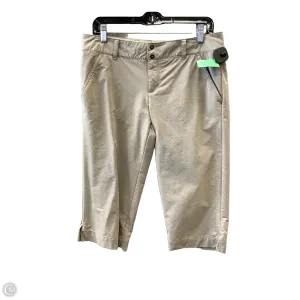 Athletic Capris By Clothes Mentor In Tan, Size: 10