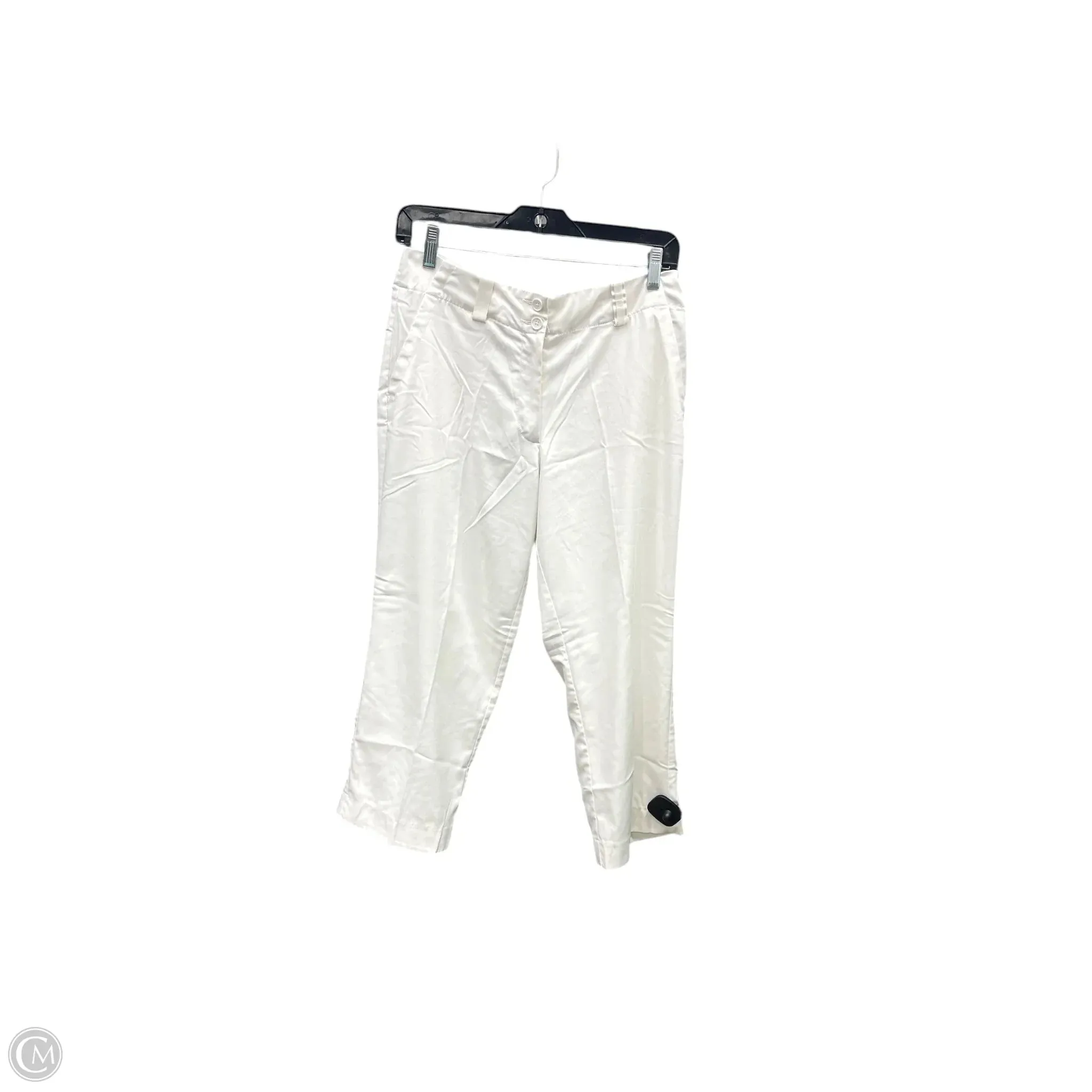 Athletic Capris By Nike Apparel In White, Size: 4