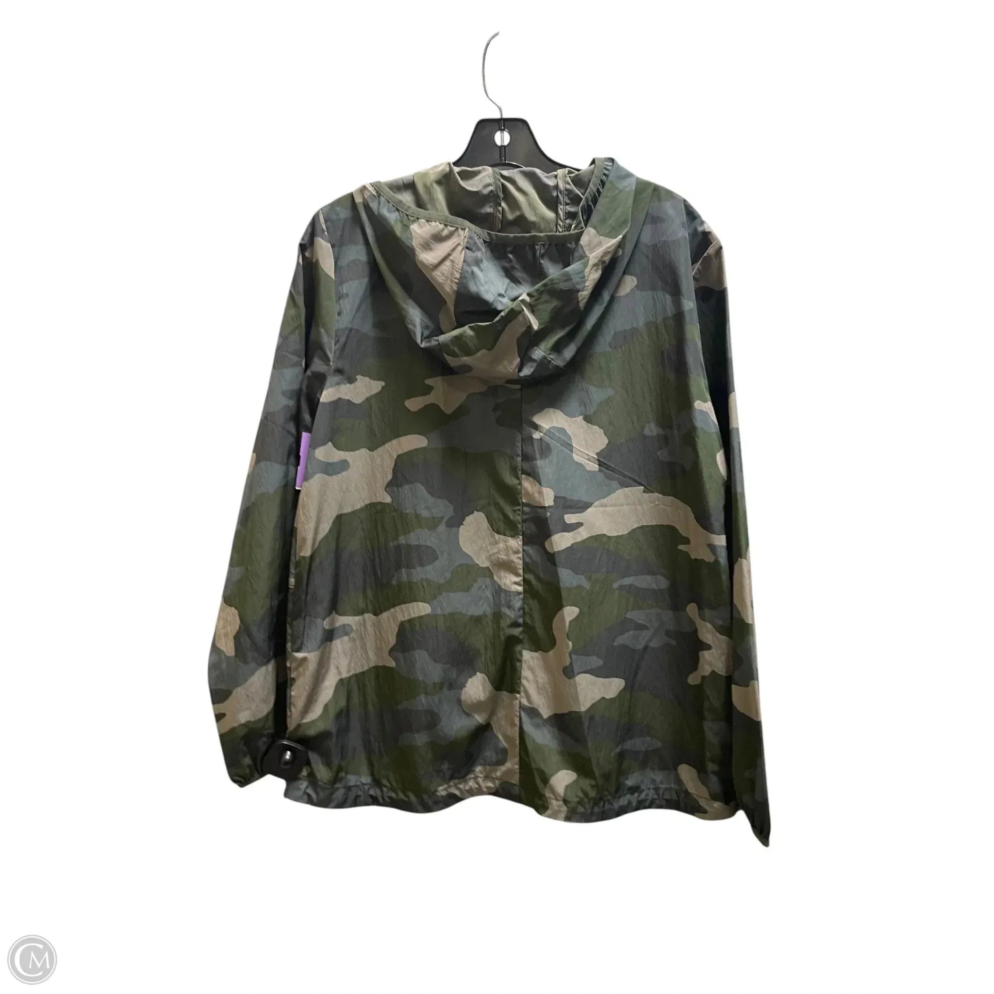 Athletic Jacket By Aerie In Camouflage Print, Size: Xs