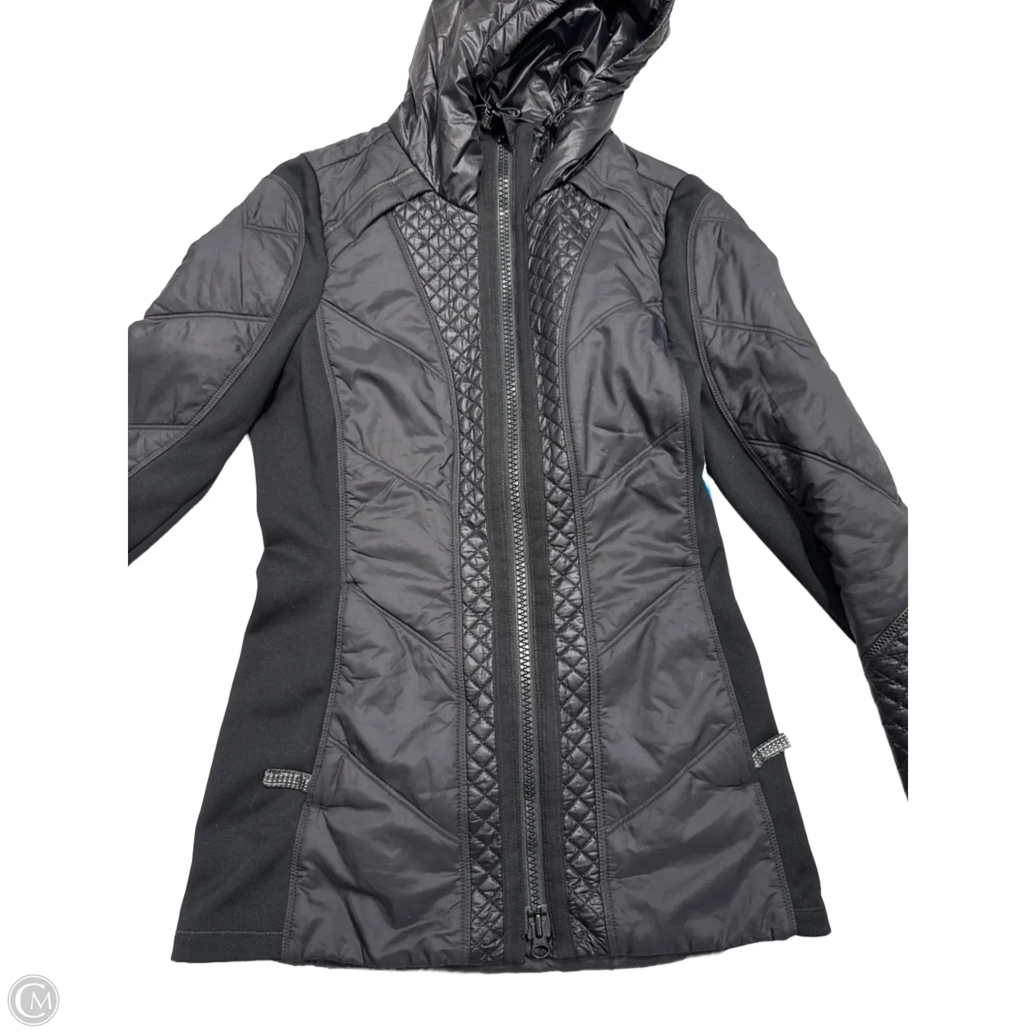Athletic Jacket By Athleta In Black, Size: Xxs