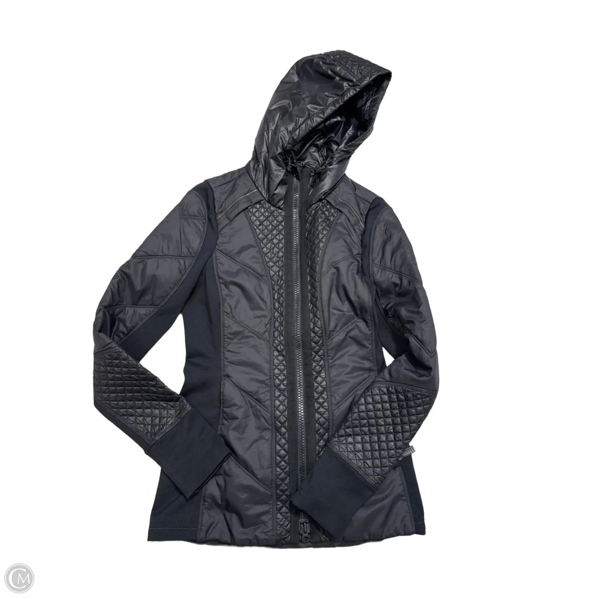 Athletic Jacket By Athleta In Black, Size: Xxs