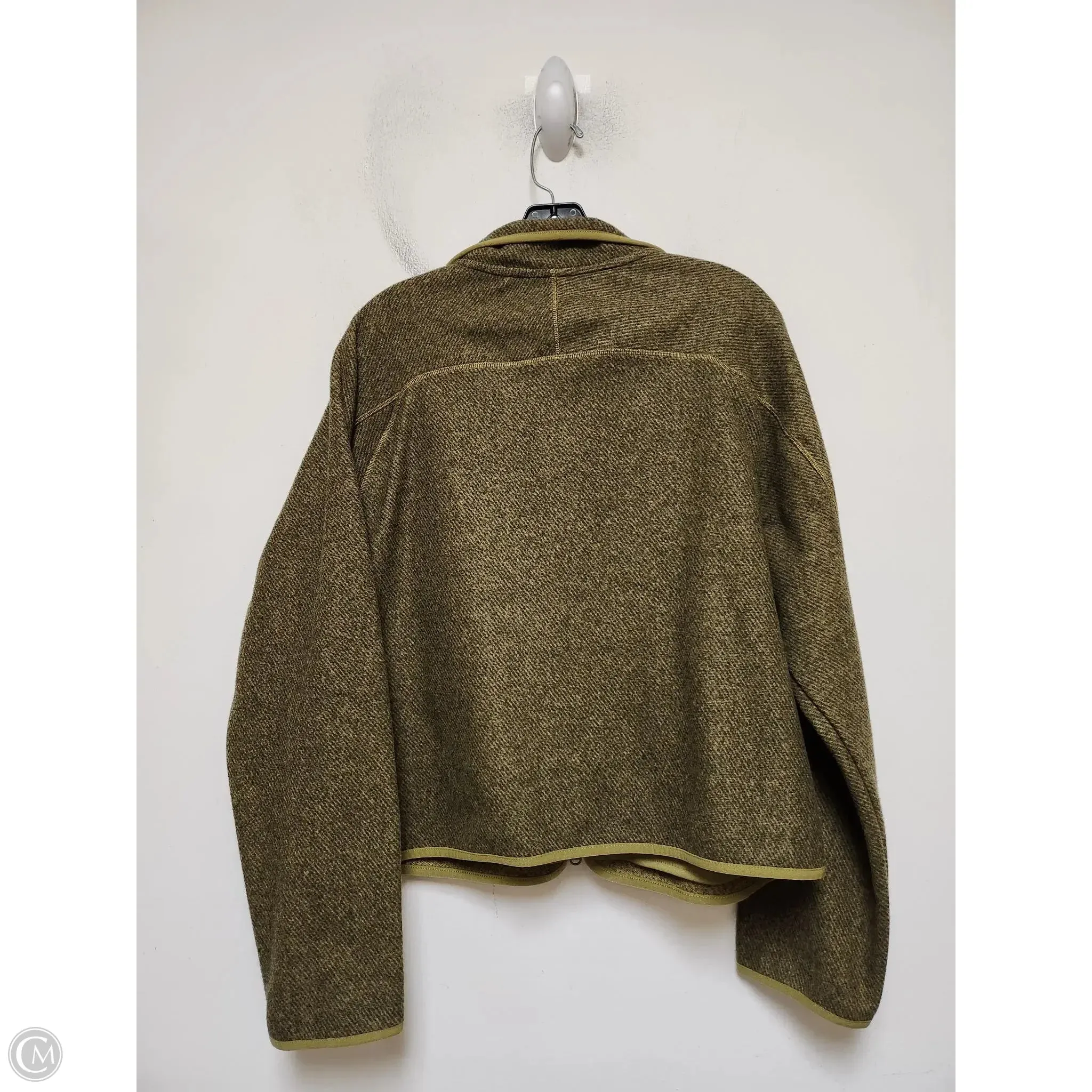 Athletic Jacket By Athleta In Green, Size: L