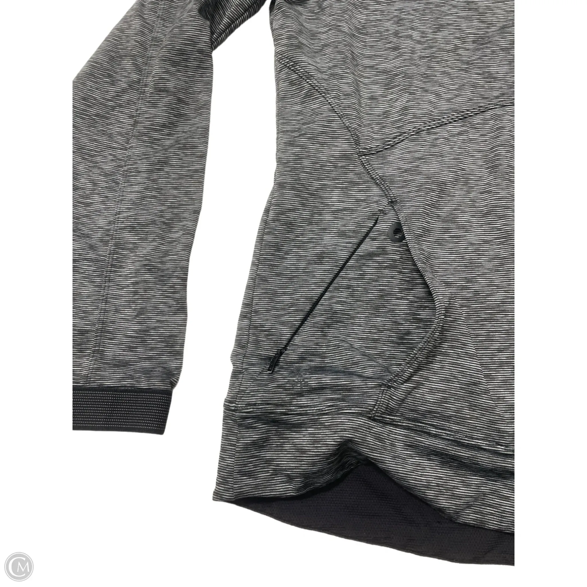 Athletic Jacket By Athleta In Grey, Size: Xl