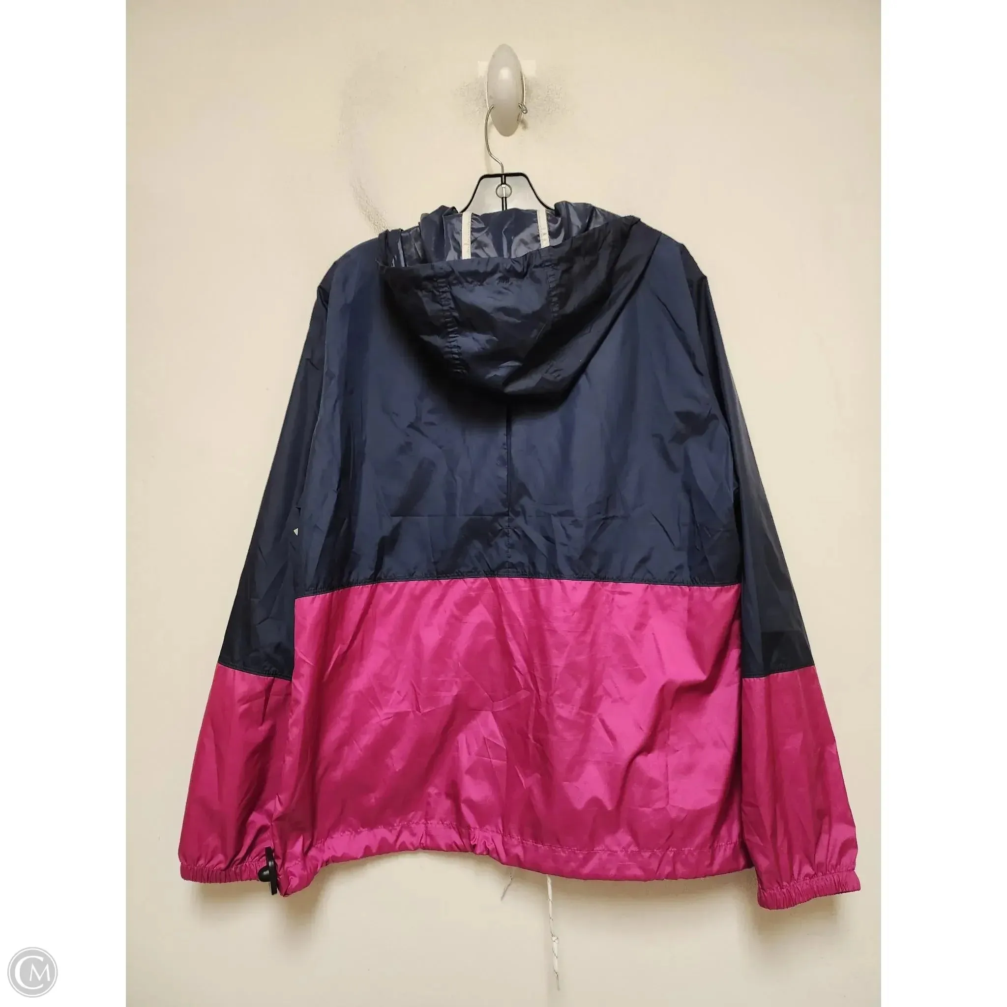Athletic Jacket By Columbia In Blue & Pink, Size: Xl