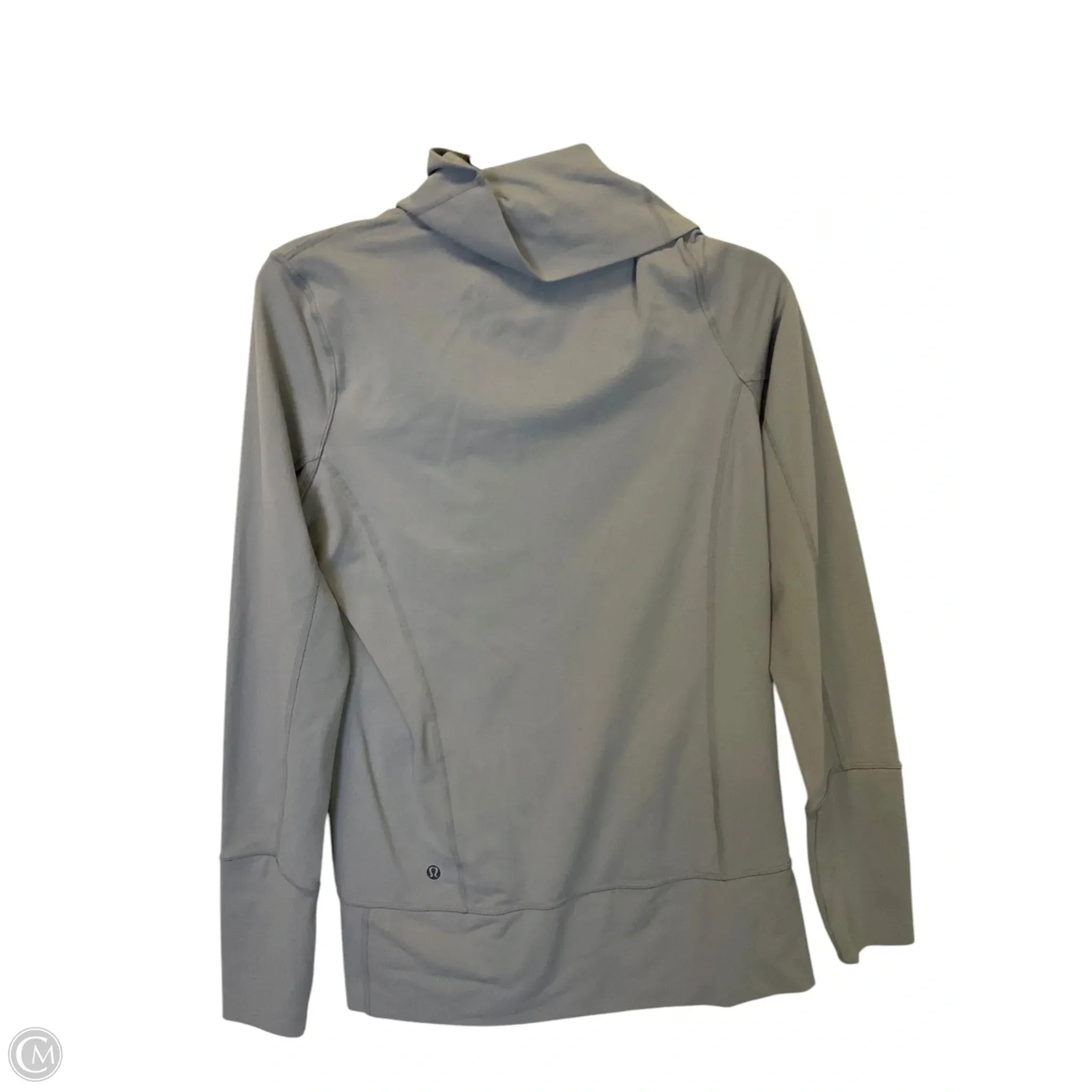 Athletic Jacket By Lululemon In Grey, Size: 6