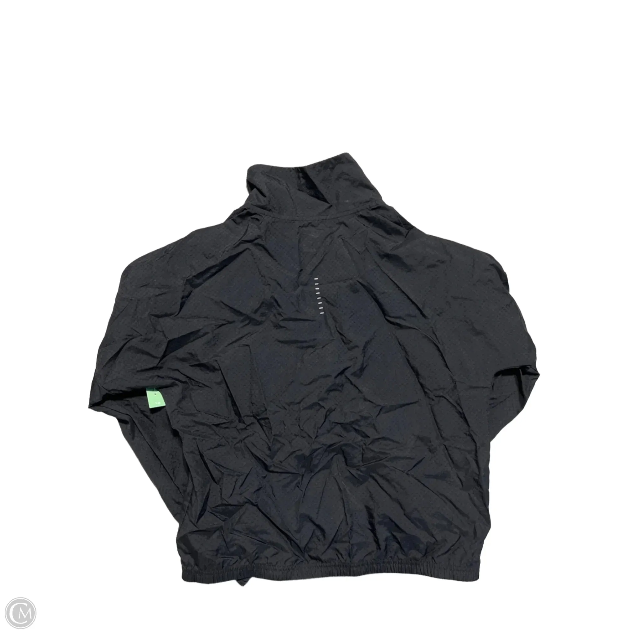 Athletic Jacket By Nike In Black, Size: S