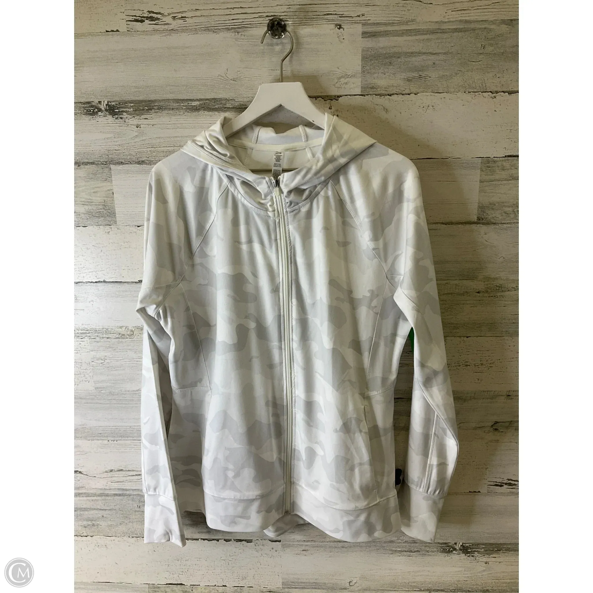 Athletic Jacket By Rbx In White, Size: Xl