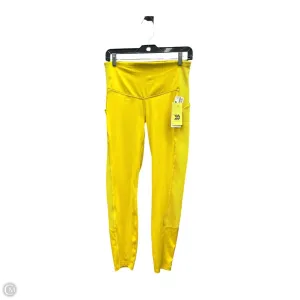 Athletic Leggings By All In Motion In Yellow, Size: M