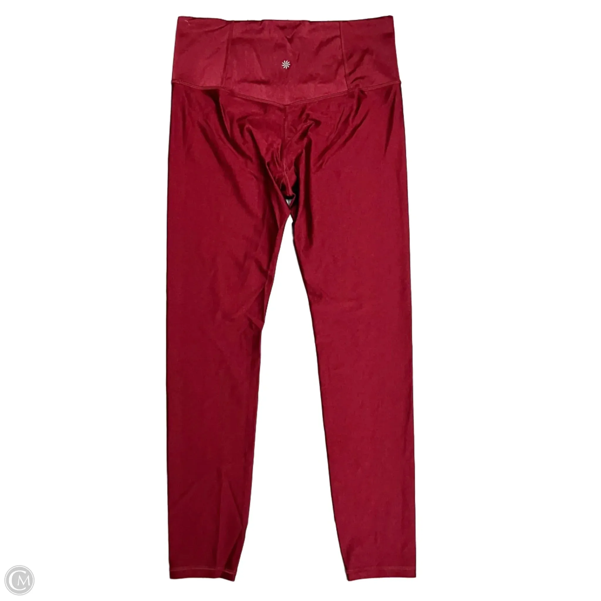 Athletic Leggings By Athleta In Red, Size: L