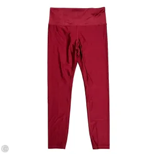 Athletic Leggings By Athleta In Red, Size: L