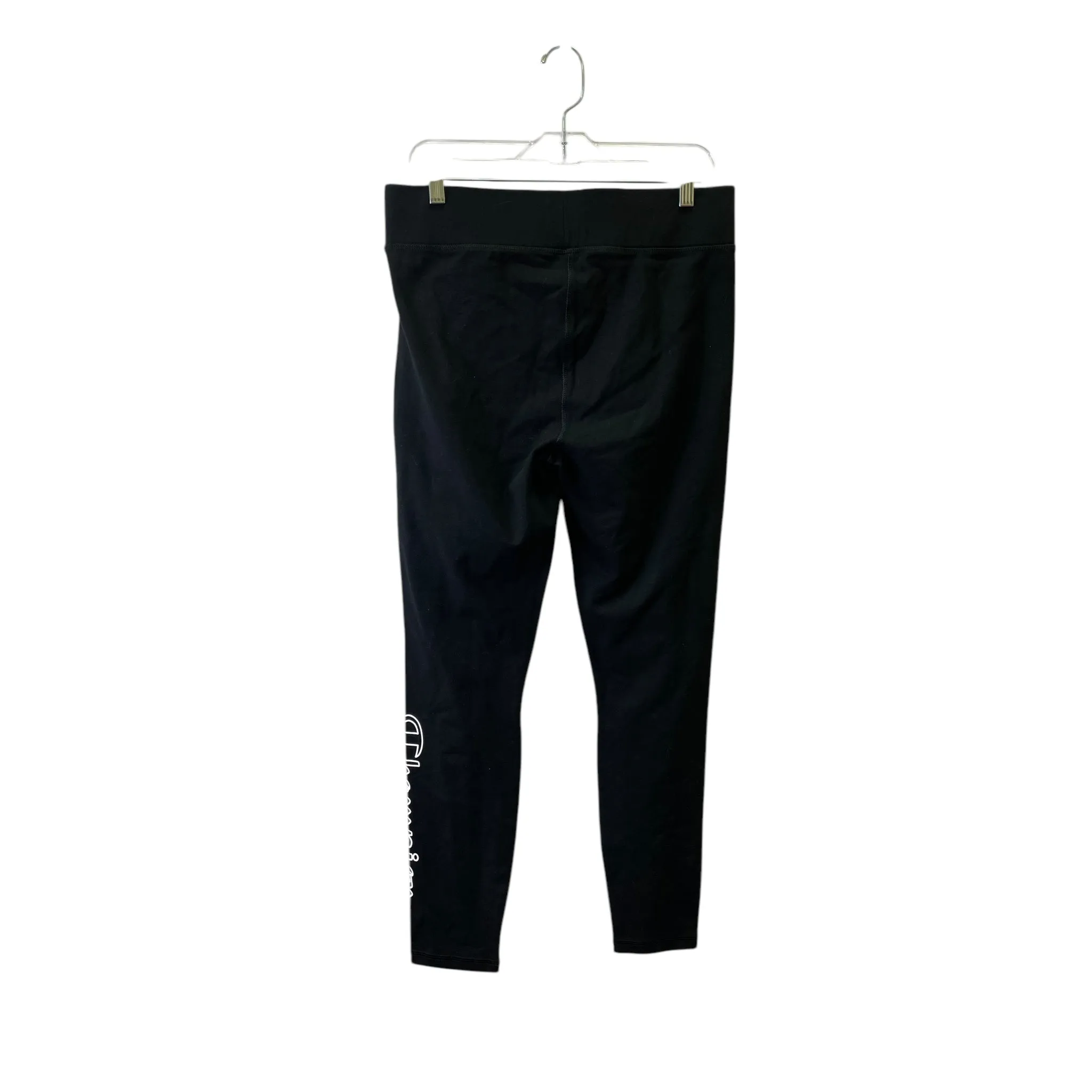 Athletic Leggings By Champion In Black, Size:L
