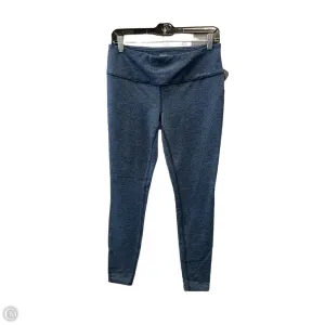 Athletic Leggings By Eddie Bauer In Blue, Size: M