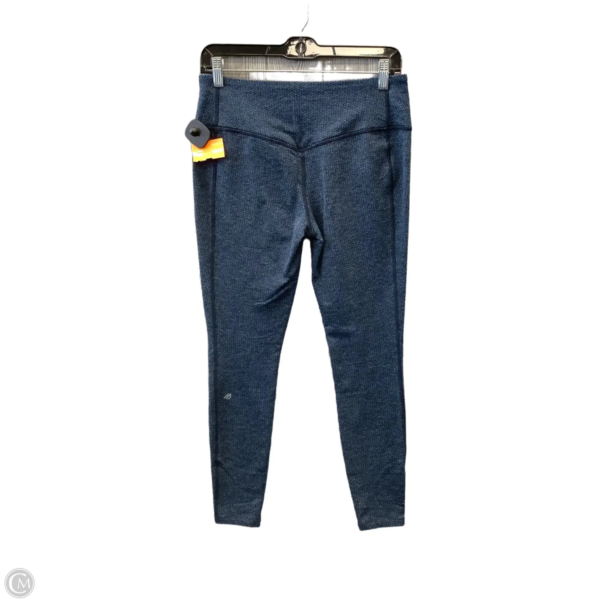 Athletic Leggings By Eddie Bauer In Blue, Size: M