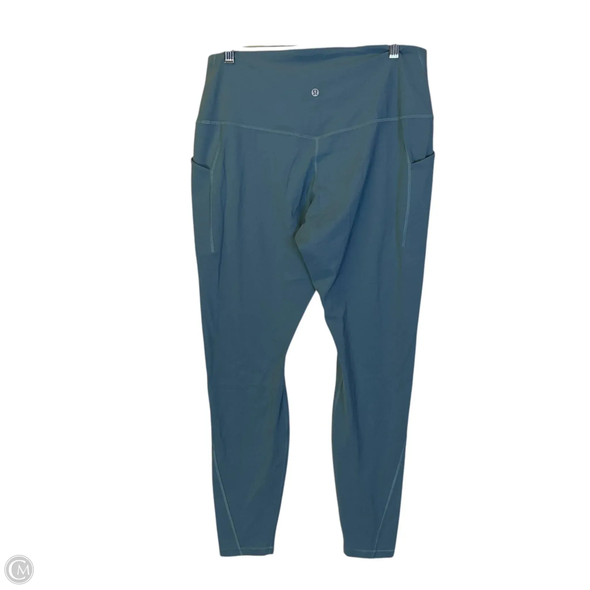 Athletic Leggings By Lululemon In Blue, Size: 14
