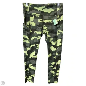 Athletic Leggings By Lululemon In Camouflage Print, Size: M