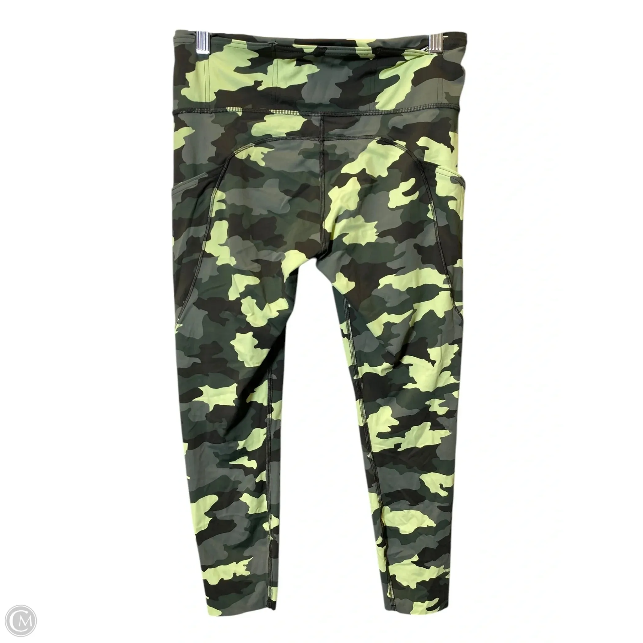 Athletic Leggings By Lululemon In Camouflage Print, Size: M