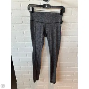 Athletic Leggings By Lululemon In Grey, Size: 4