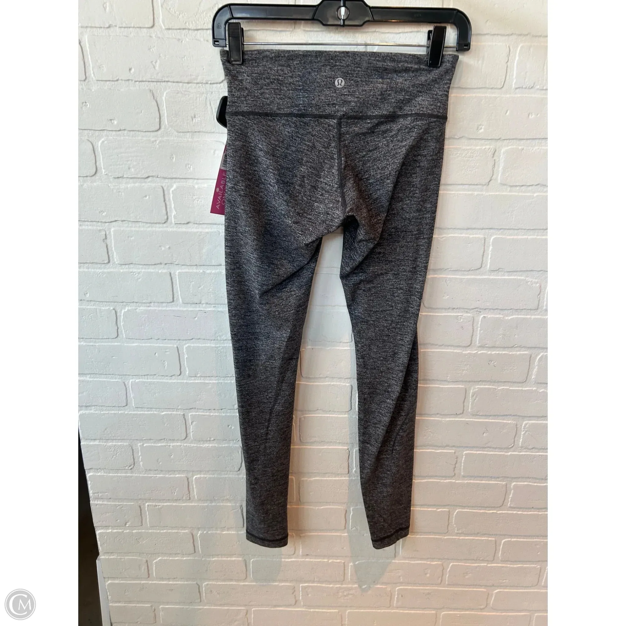 Athletic Leggings By Lululemon In Grey, Size: 4