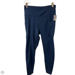 Athletic Leggings By Members Mark In Navy, Size: M