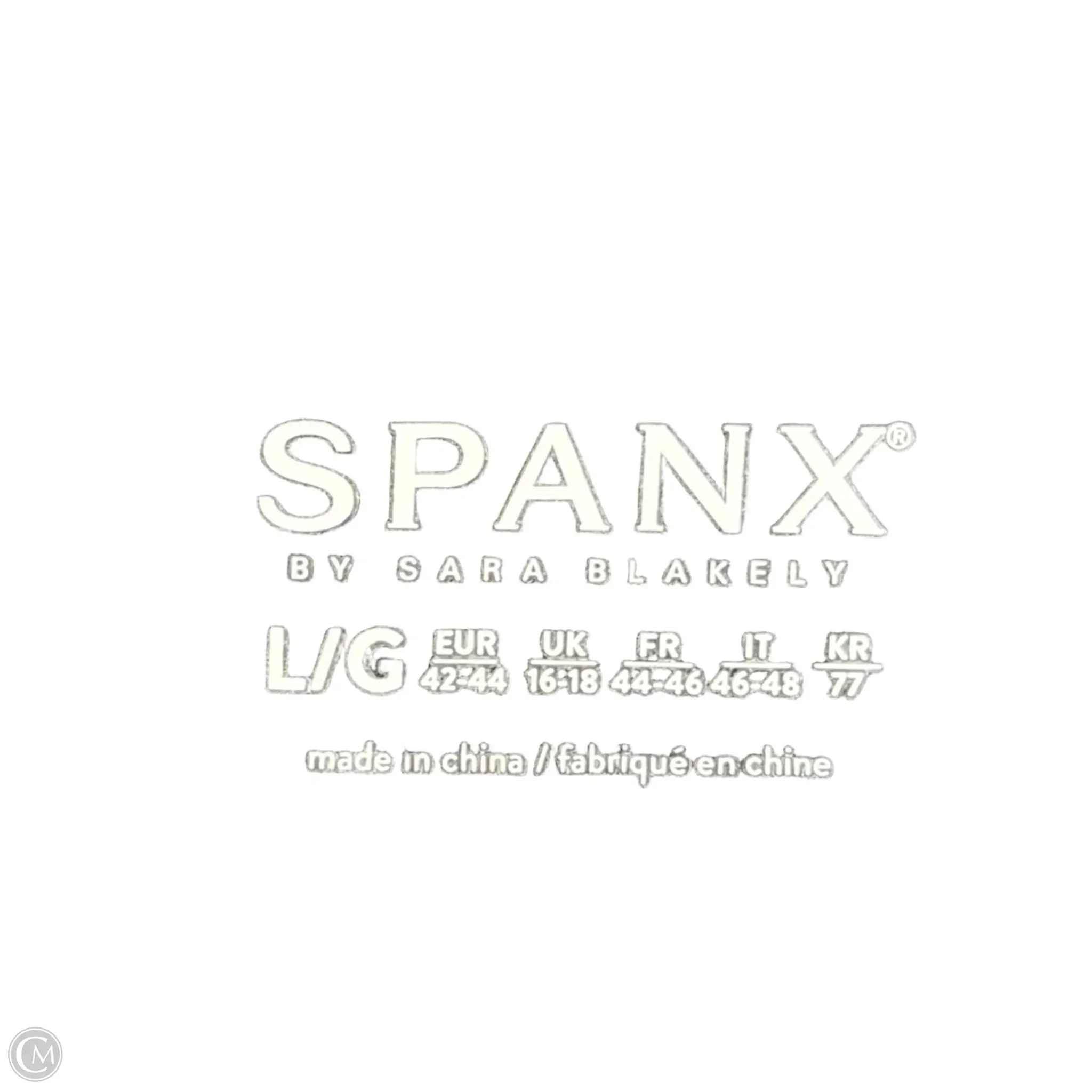 Athletic Leggings By Spanx In Black, Size: L