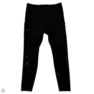 Athletic Leggings By Spanx In Black, Size: L