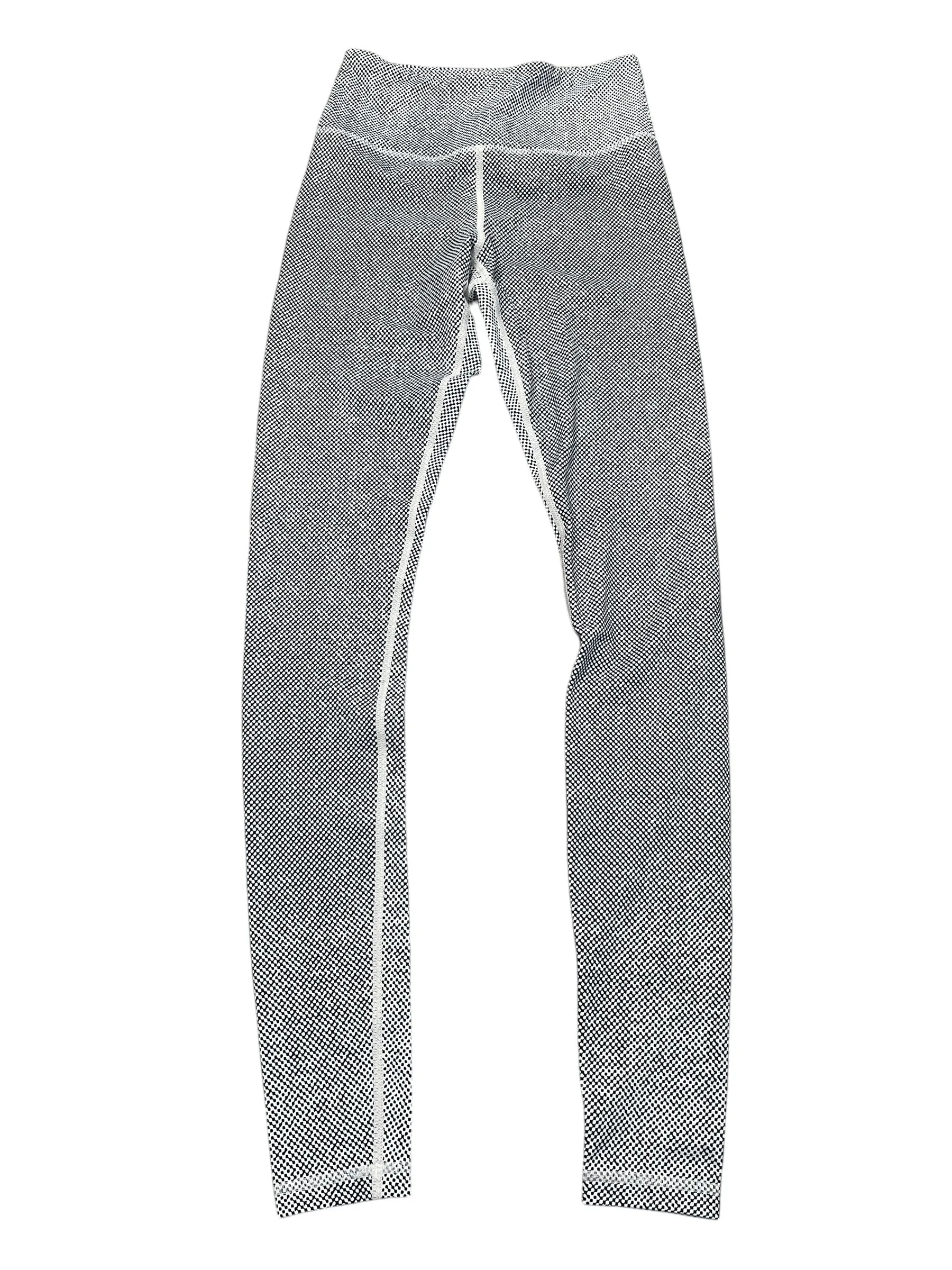 Athletic Leggings By Zyia In Black & White, Size:Xs