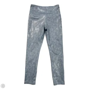 Athletic Leggings By Zyia In Silver, Size: M