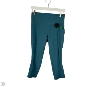 Athletic Leggings Capris By Athleta In Blue, Size: M
