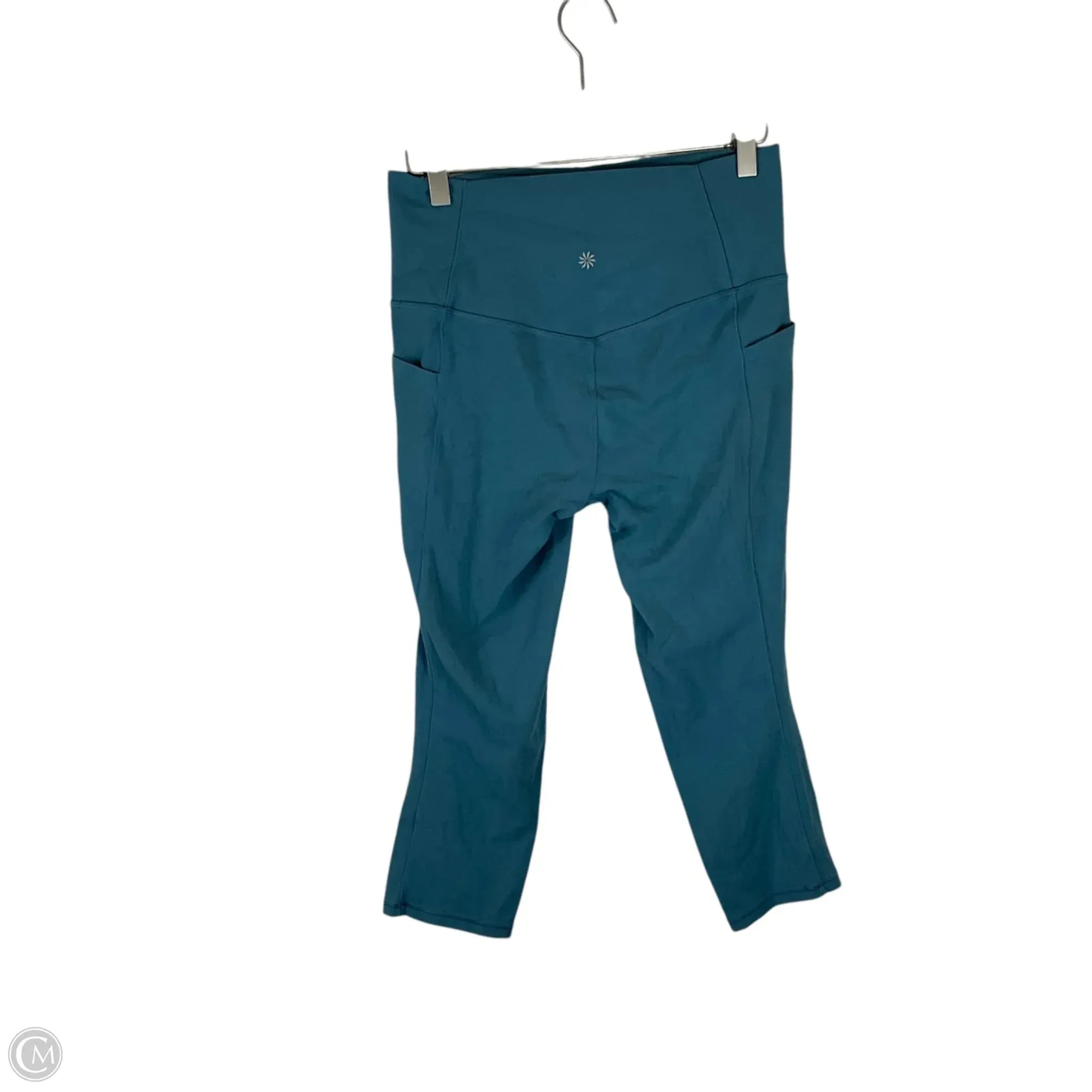 Athletic Leggings Capris By Athleta In Blue, Size: M